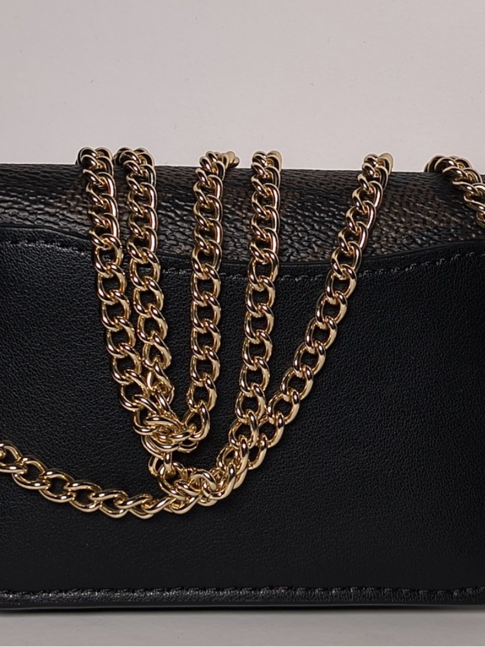 Coach Brown Signature Chain Crossbody with Gold Hardware - Picture 3 of 3